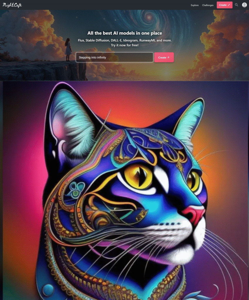 Nightcafe AI ART feature image